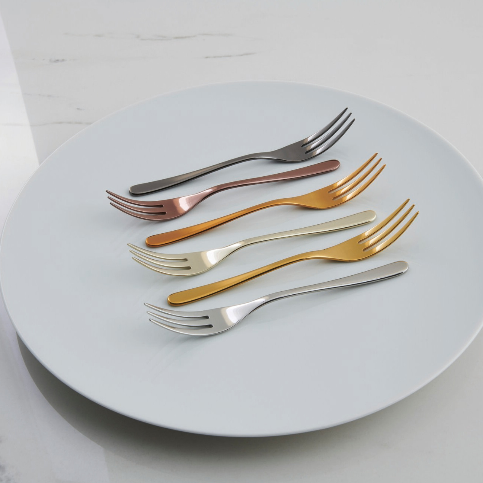 Sambonet Taste Party zestaw 6 widelczyków do ciasta