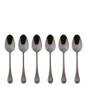 Sambonet Taormina zestaw 6 łyżeczek mokka czarne
