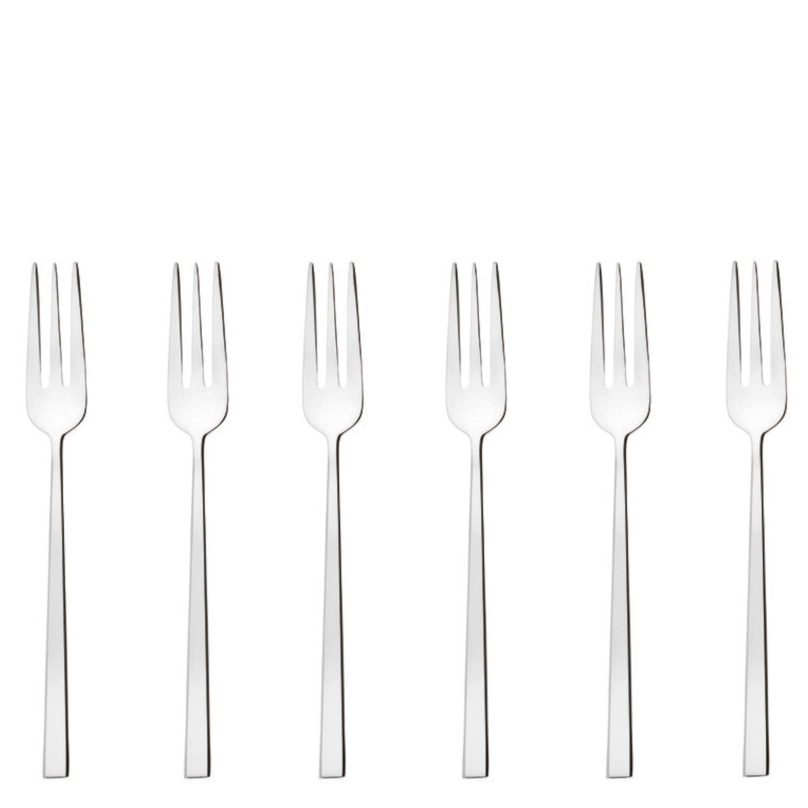 Sambonet Rock zestaw 6 widelczyków do ciasta