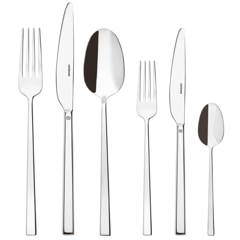 Sambonet Rock 36 cz. zestaw sztućców