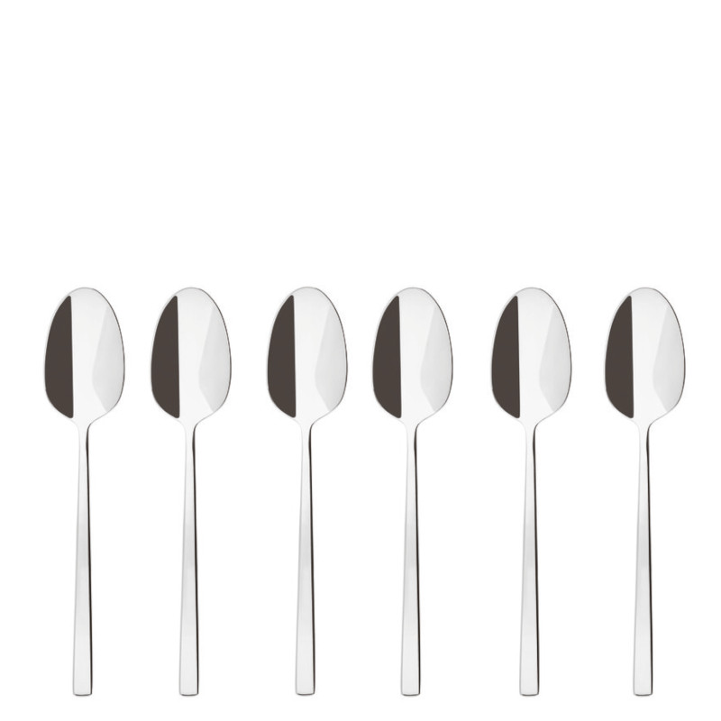 Sambonet Rock zestaw 6 łyżeczek mokka