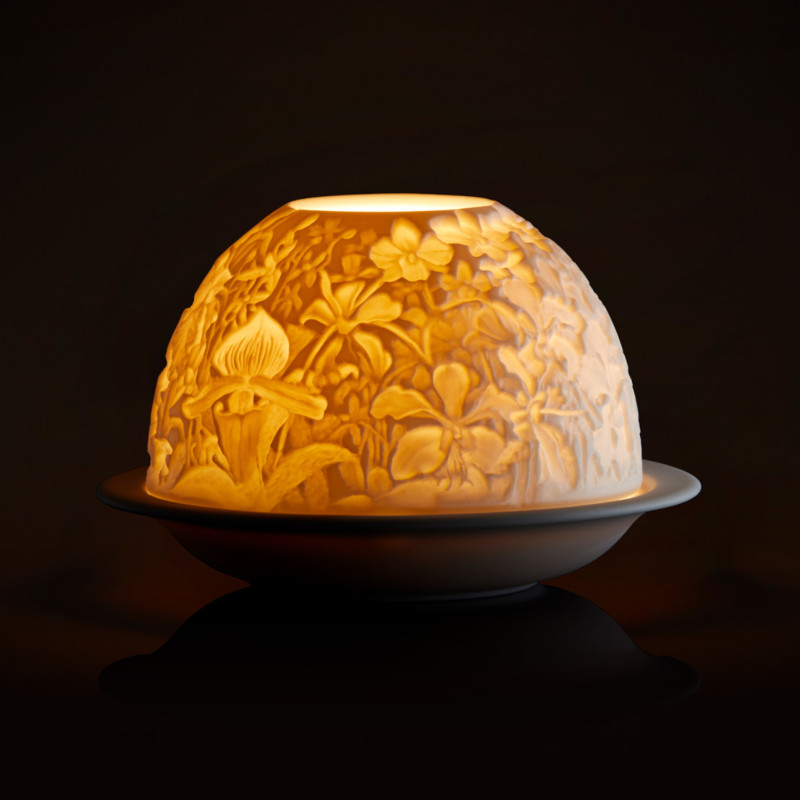 Bernardaud Świecznik Orchidea