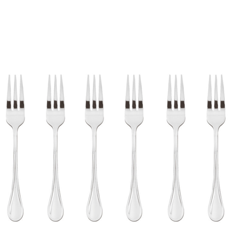 Sambonet Royal zestaw 6 widelczyków do ciasta