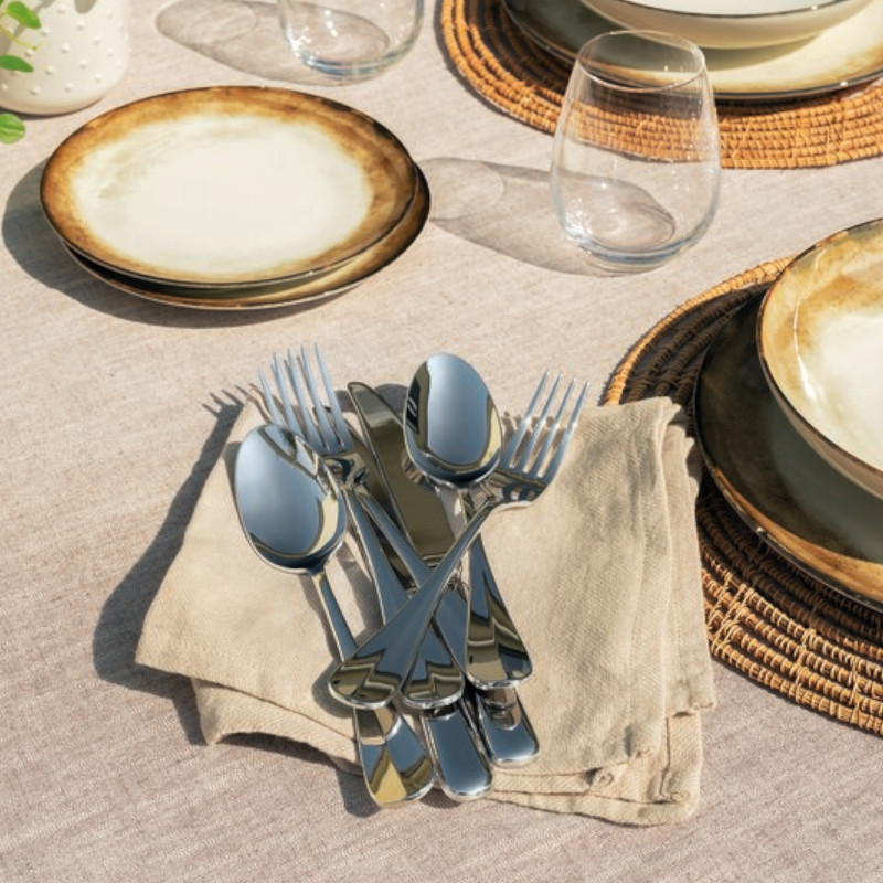 Sambonet Baguette 30 cz. zestaw sztućców posrebrzany