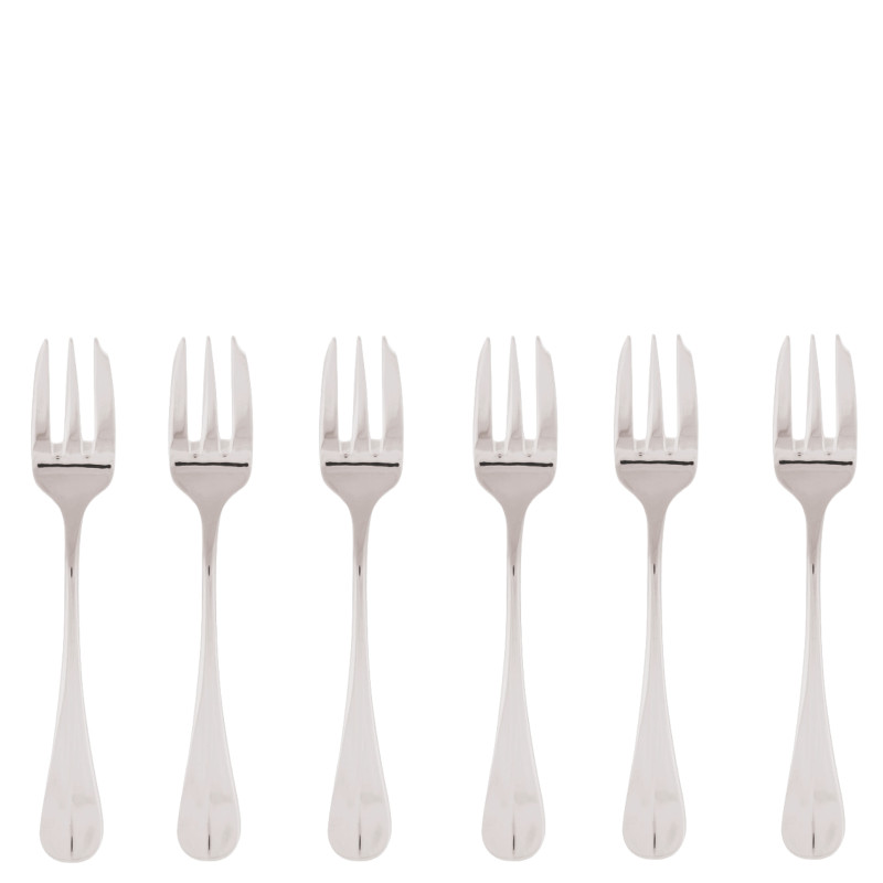 Sambonet Baguette zestaw 6 widelczyków do ciasta