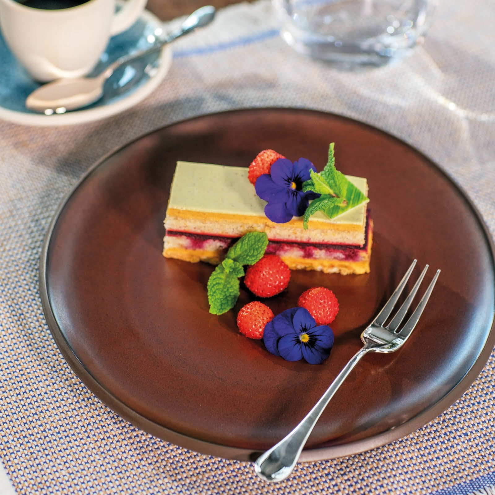 Sambonet Bloom zestaw 6 widelczyków do ciasta