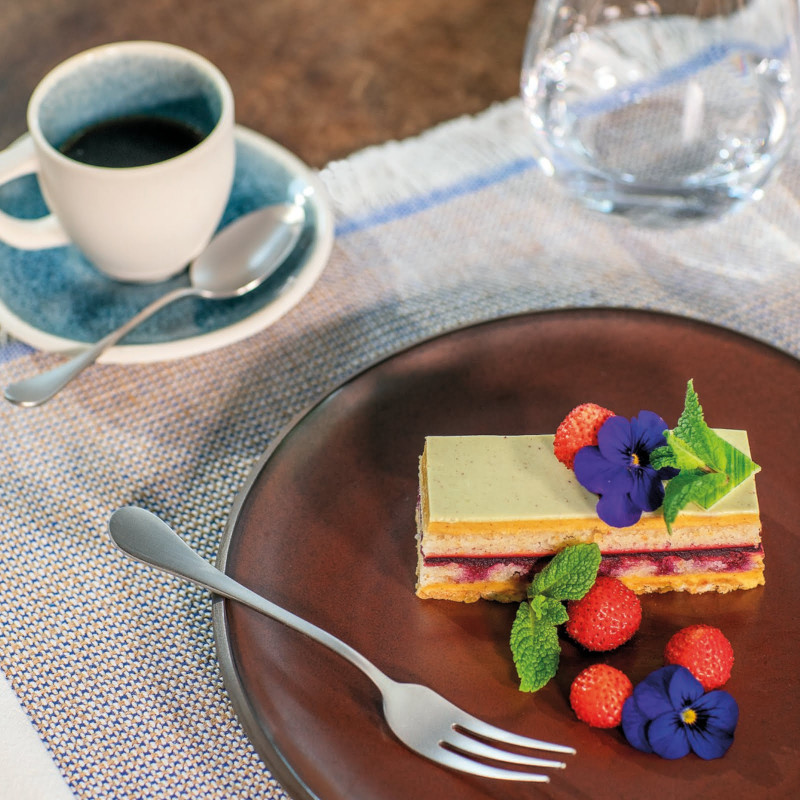 Sambonet Bloom zestaw 6 widelczyków do ciasta Antique