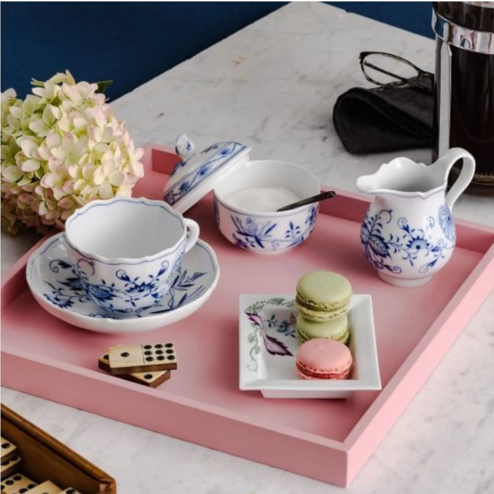 Meissen Dzbanek do kawy Wzór Cebulowy