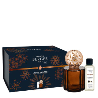 Zestaw Pomelis brąz Maison Berger Paris Lampa katalityczna