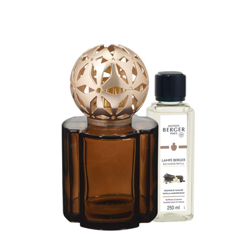 Zestaw Pomelis brąz Maison Berger Paris Lampa katalityczna