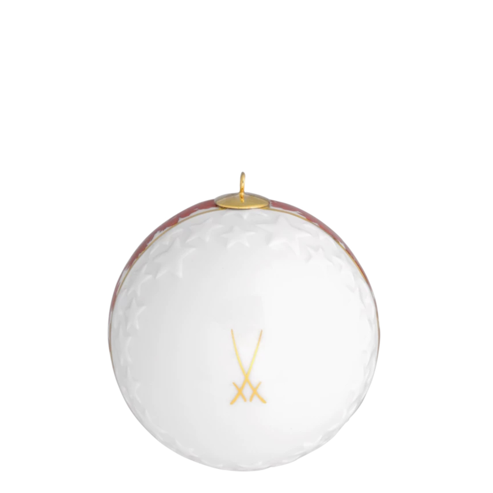 Meissen Bombka Star red