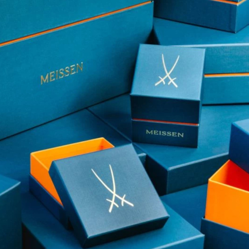 Meissen Bombka Star blue