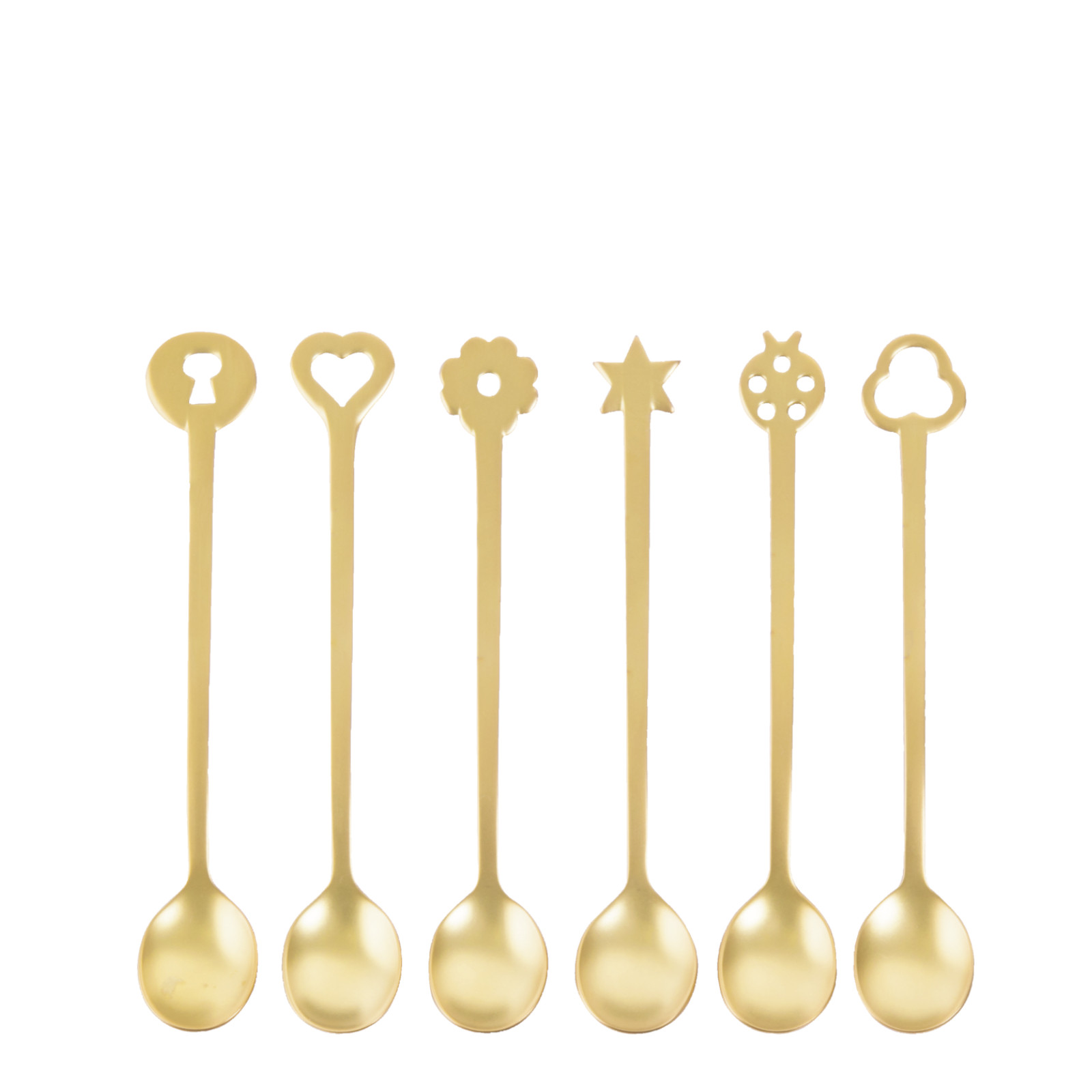 Sambonet Zestaw 6 łyżeczek Party Antique złoty