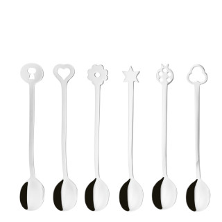 Sambonet Fortuna zestaw 6 łyżeczek koktajlowych