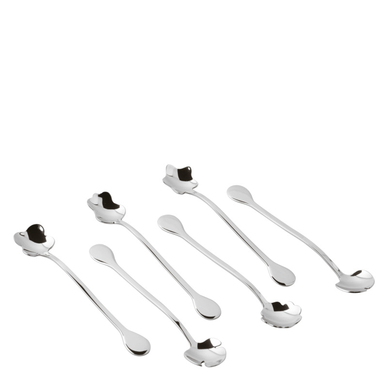 Sambonet Zestaw 6 łyżeczek koktajlowych Party Flower