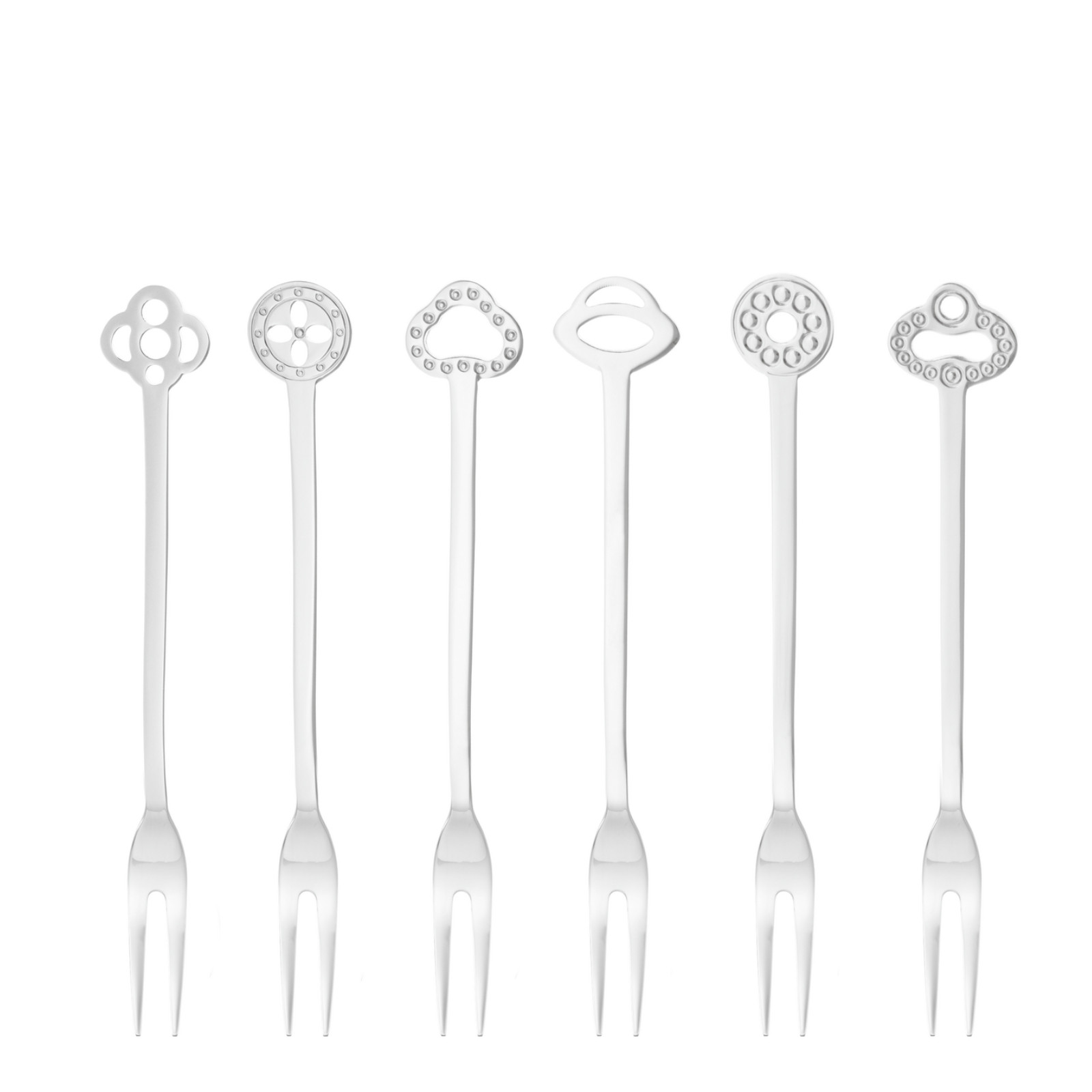 Sambonet Oriental zestaw 6 widelczyków koktajlowych