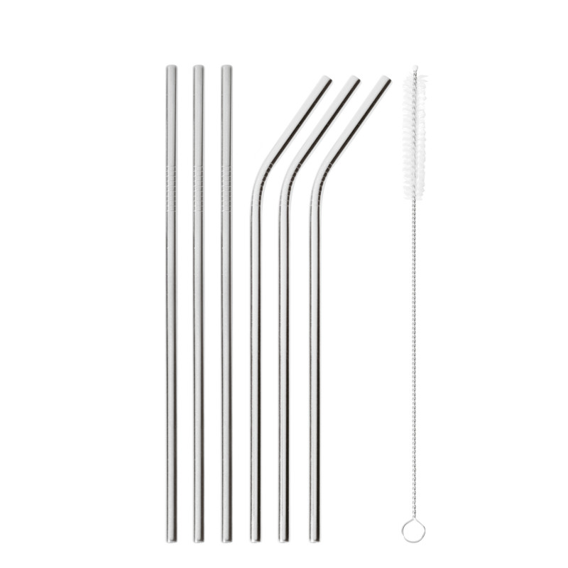 Sambonet Słomki stalowe - zestaw 6 szt