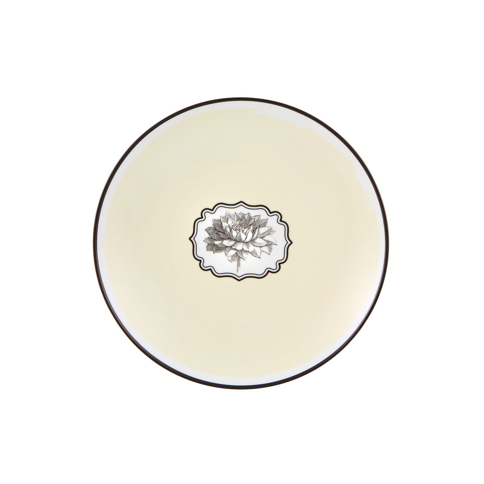 Vista Alegre talerz zółty 23 cm Herbariae