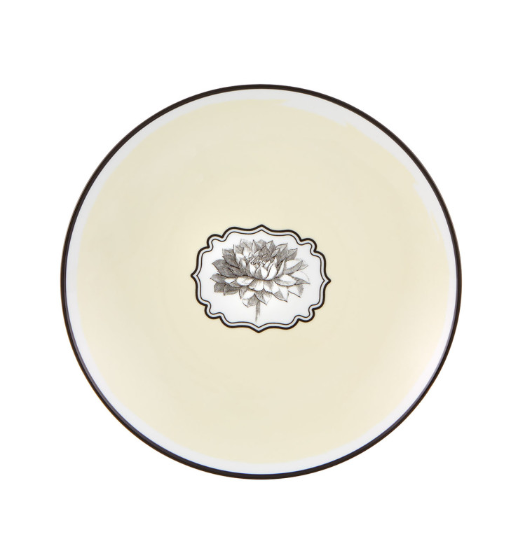 Vista Alegre talerz zółty 23 cm Herbariae