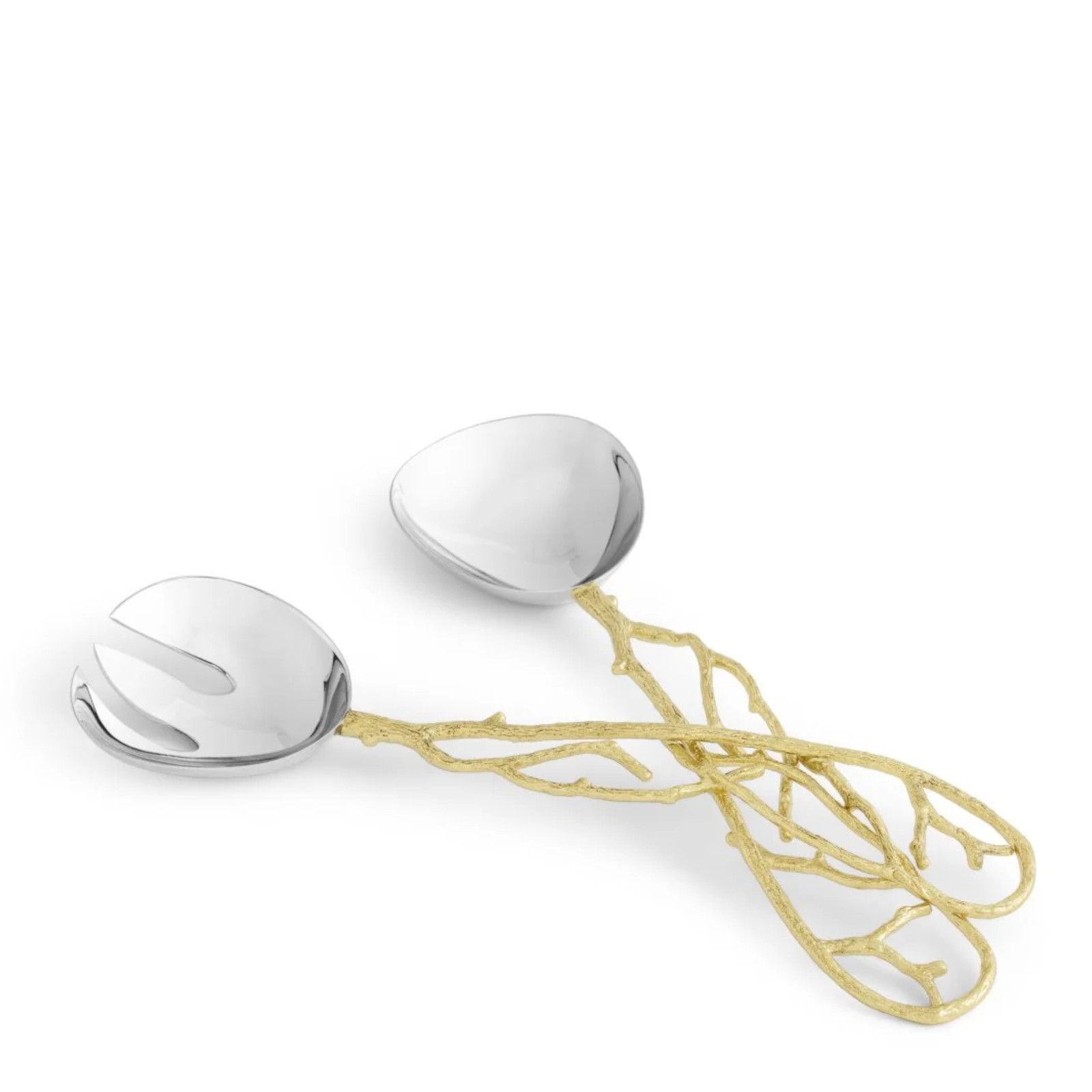 Zestaw do serwowania Butterfly Ginko Gold Michael Aram