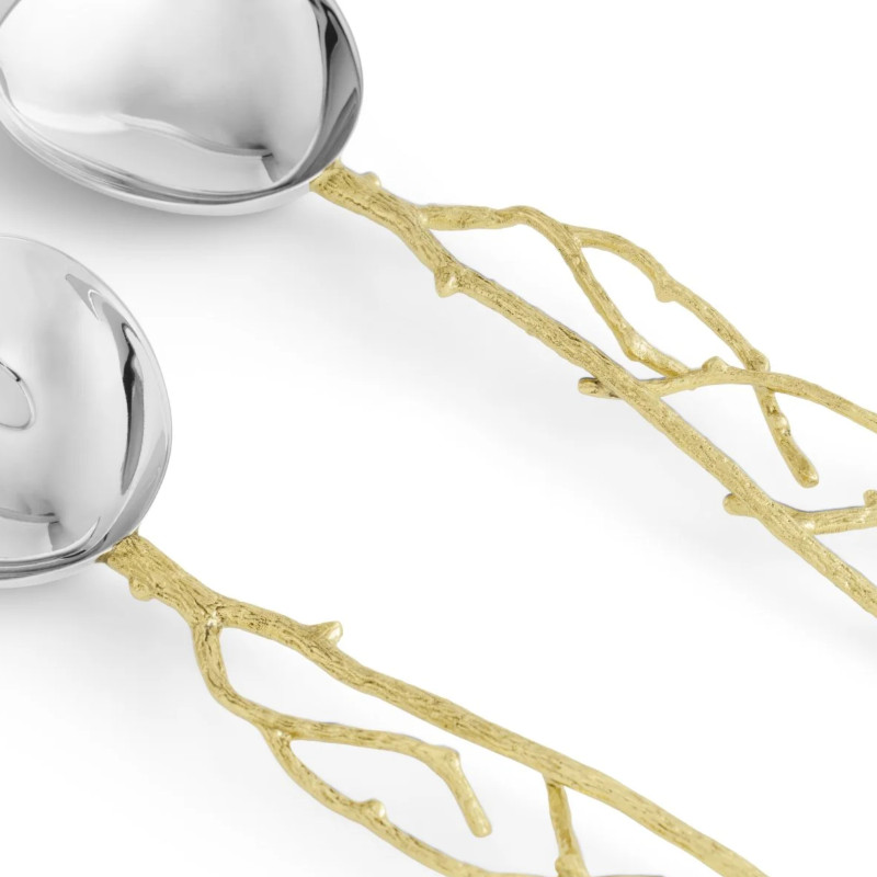 Zestaw do serwowania Butterfly Ginko Gold Michael Aram