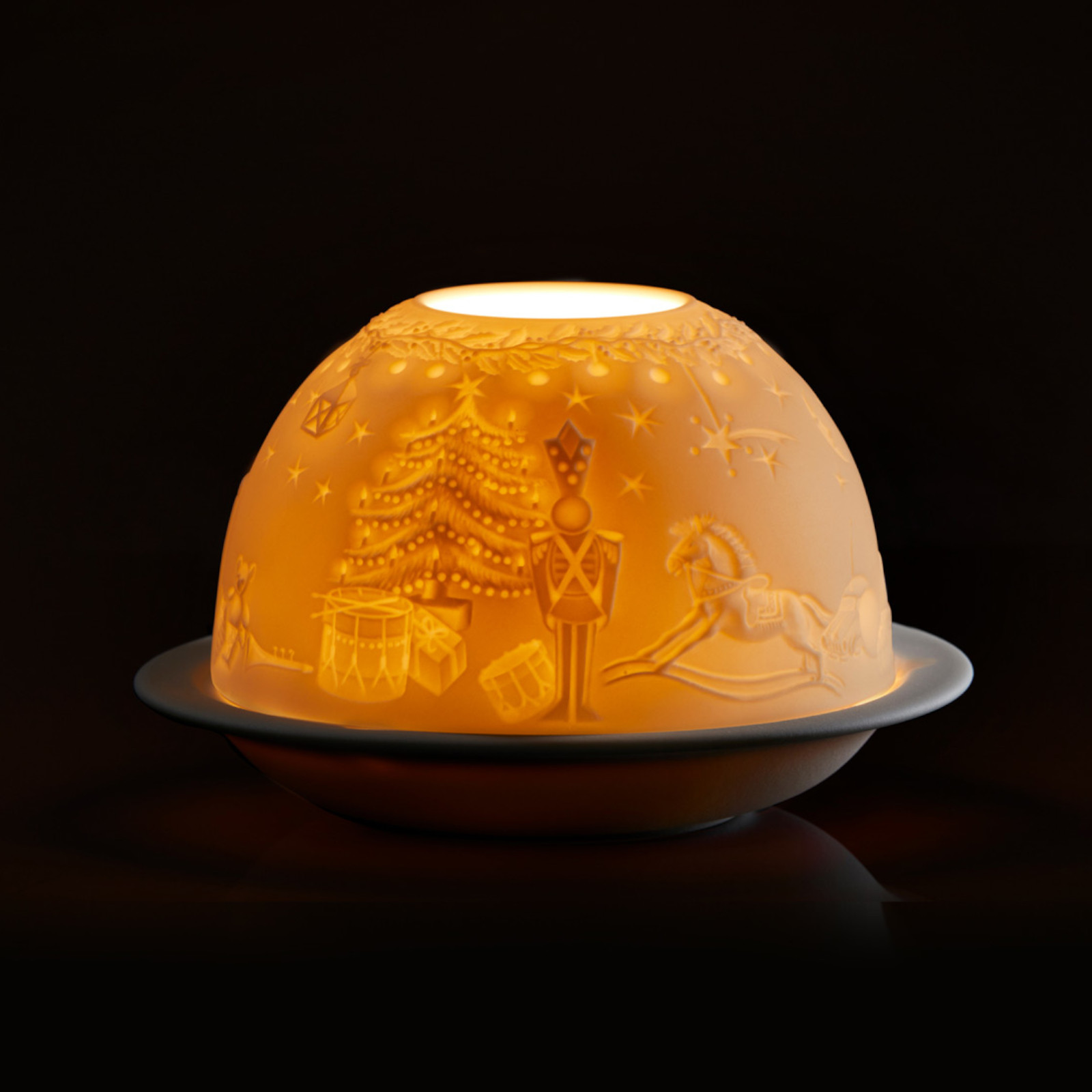 Bernardaud Świecznik Dziadek do orzechów