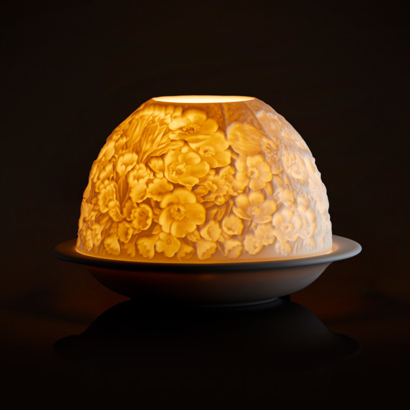 Bernardaud Świecznik Wiosenne kwiaty