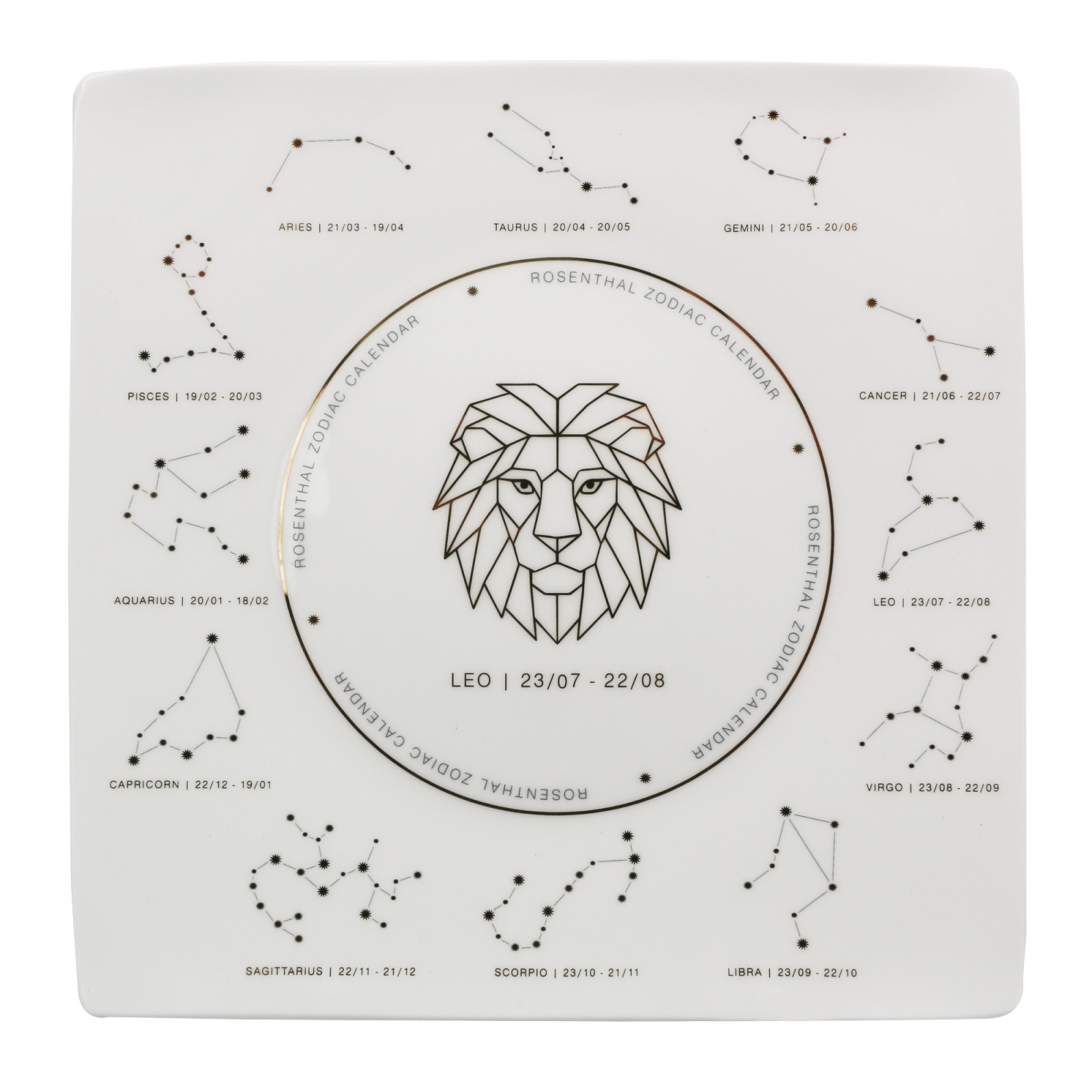 Talerz Znak Zodiaku Lew