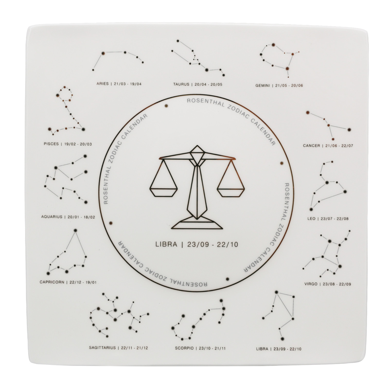 Talerz Znak Zodiaku Waga