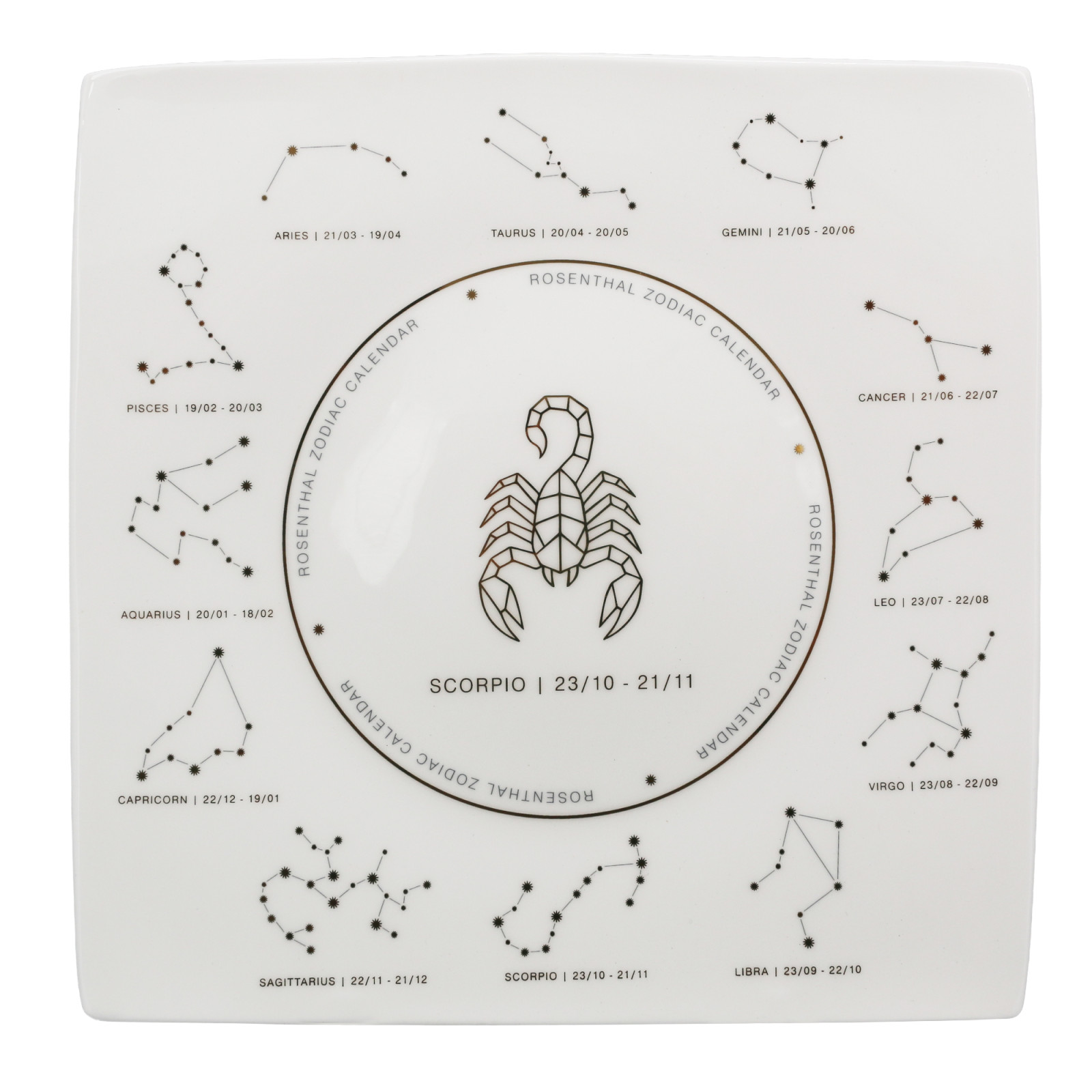 Talerz Znak Zodiaku Skorpion