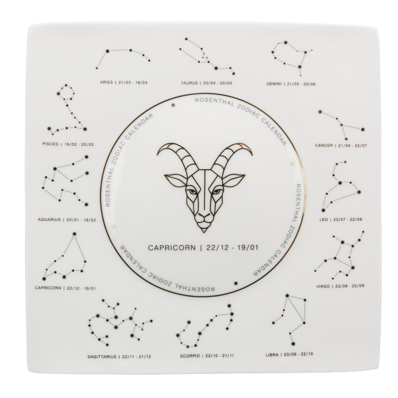 Talerz Znak Zodiaku Koziorożec