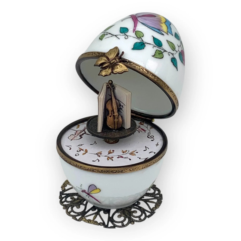 Jajko pozytywka biała Wiolonczela