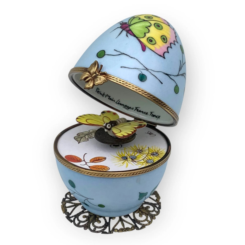 Jajko pozytywka niebieska Motyl