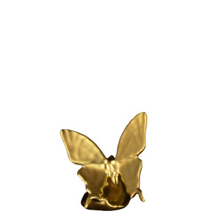 Motyl Paź żeglarz złoty - porcelanowa figurka Reichenbach