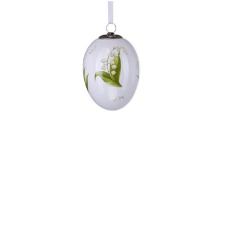 Jajko „Konwalia” – porcelanowa zawieszka Wielkanocna