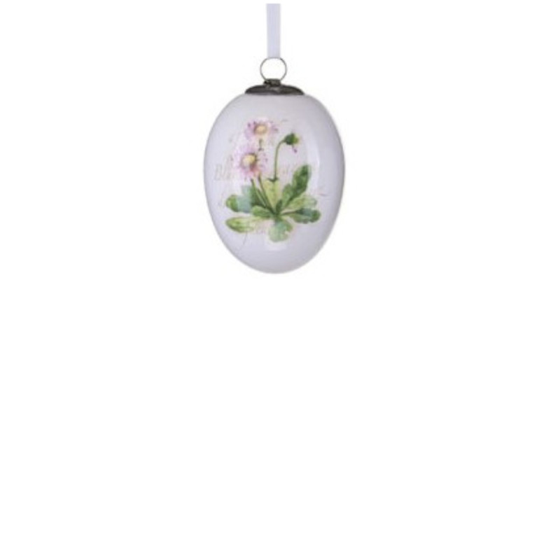 Jajko „Margaretka” – porcelanowa zawieszka Wielkanocna