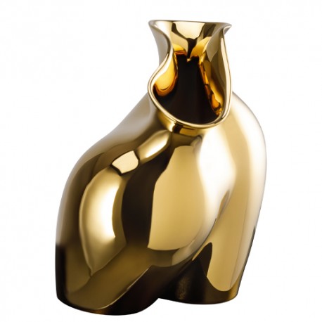 Wazon 26 cm La Chute złoty