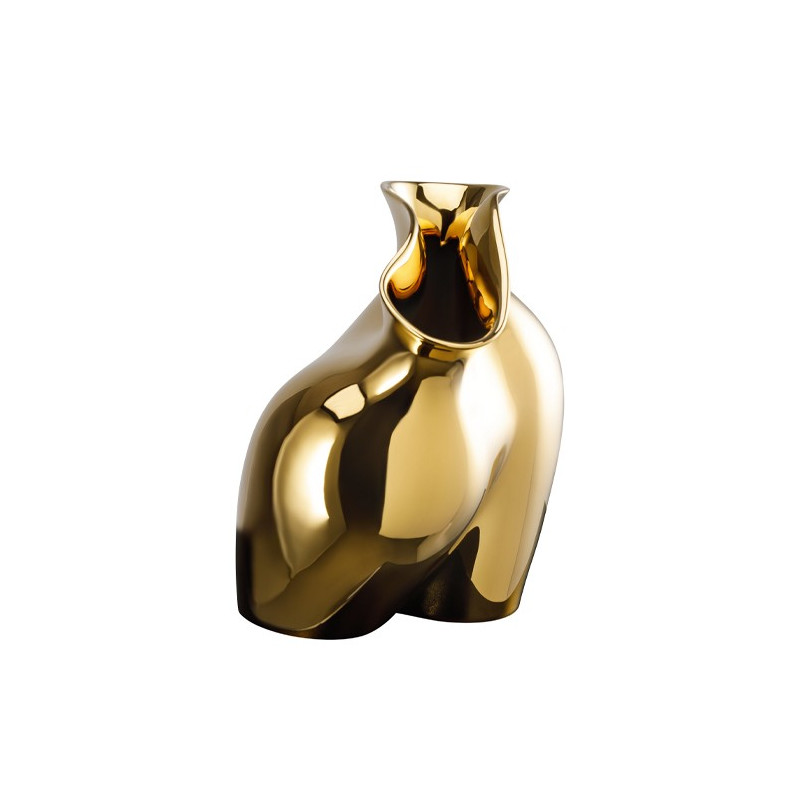 Wazon 26 cm La Chute złoty