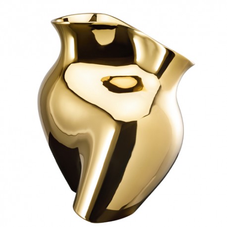 Wazon 26 cm La Chute złoty