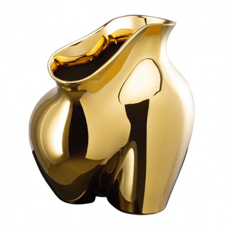 Wazon 26 cm La Chute złoty