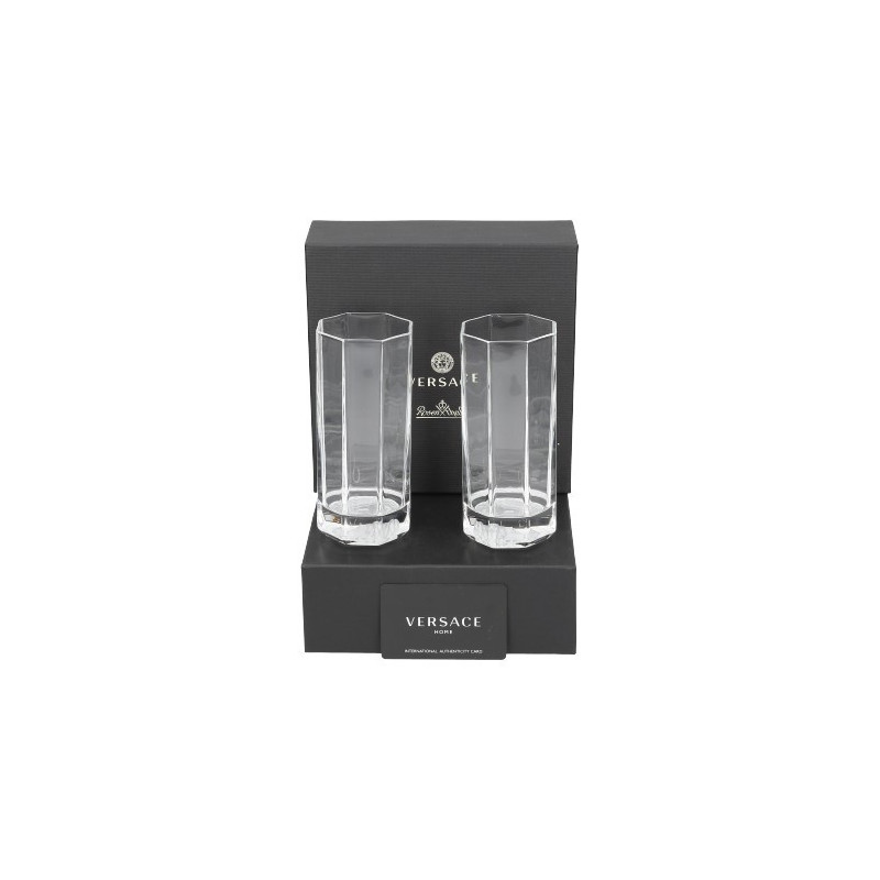 Zestaw 2 szklanek Longdrink Versace Crystal Lumiere