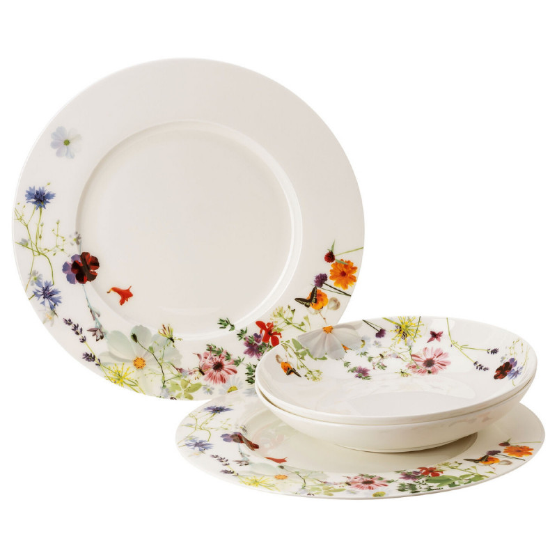 Zestaw 4cz. Wiosenny Ogród -talerze