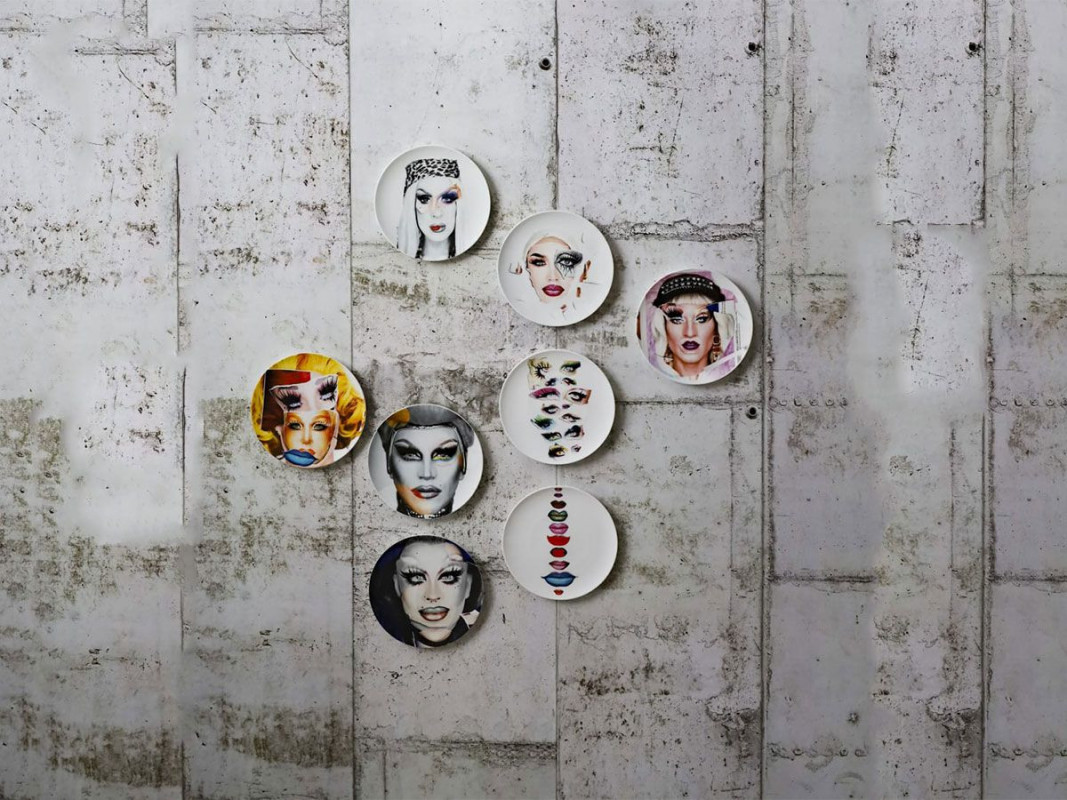 Usta talerz kolekcjonerski 28 cm