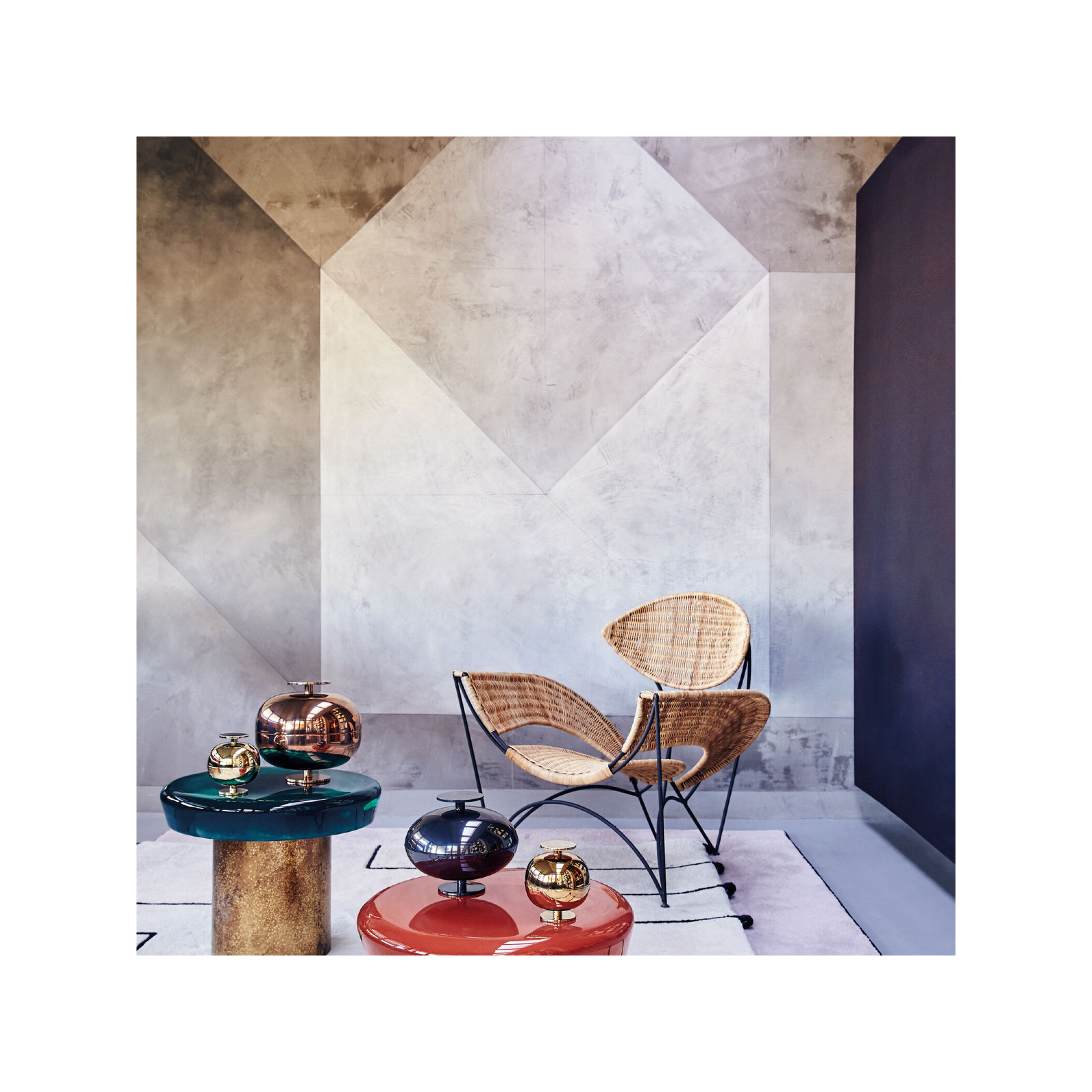 Sambonet Gio Ponti Pojemnik złoty