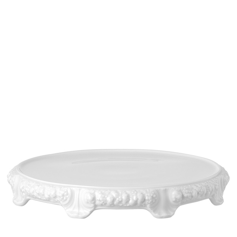 Tortownica na nóżkach 31 cm Maria Biała