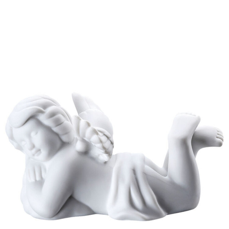 Anioł średni leżący na chmurce