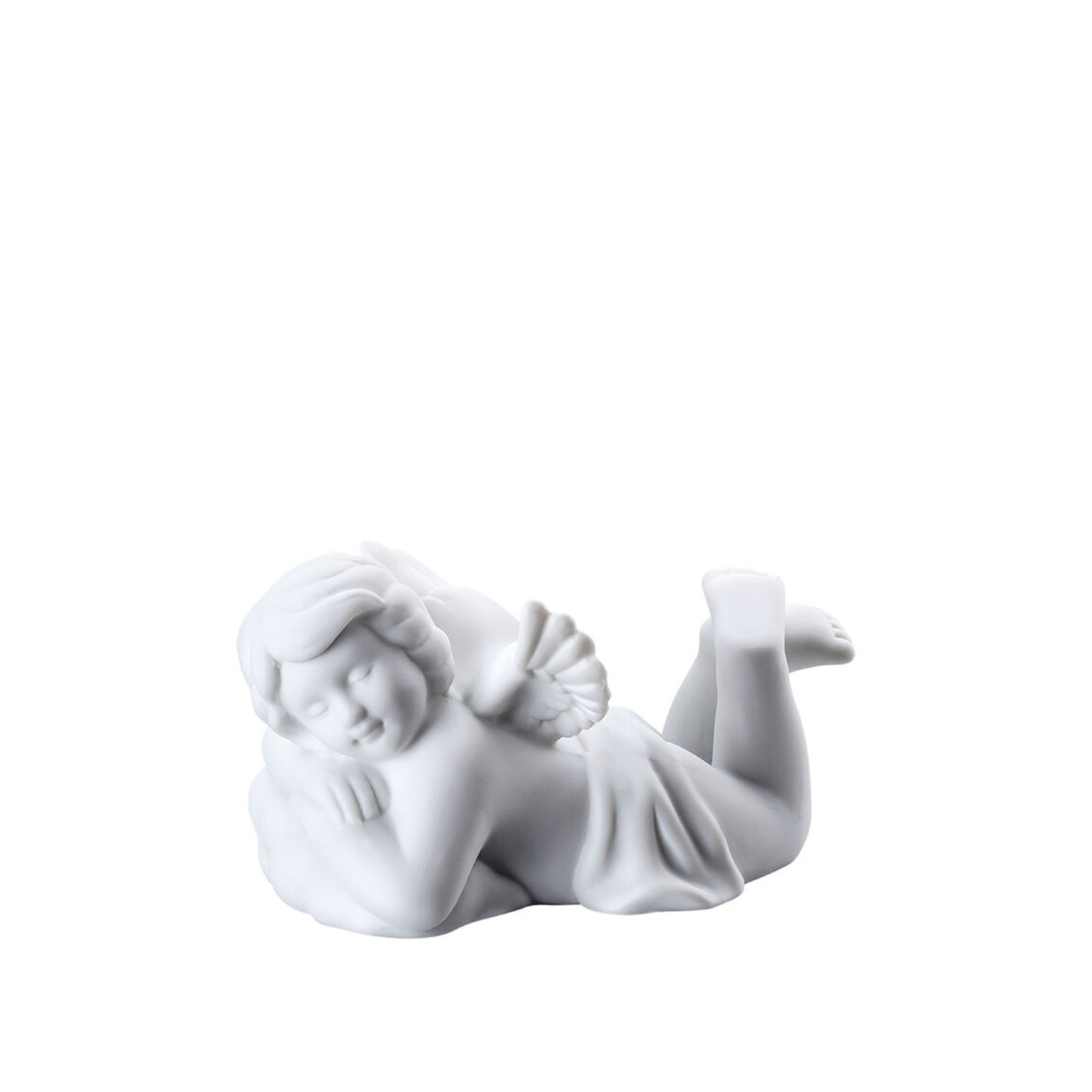 Anioł mały leżący na chmurce