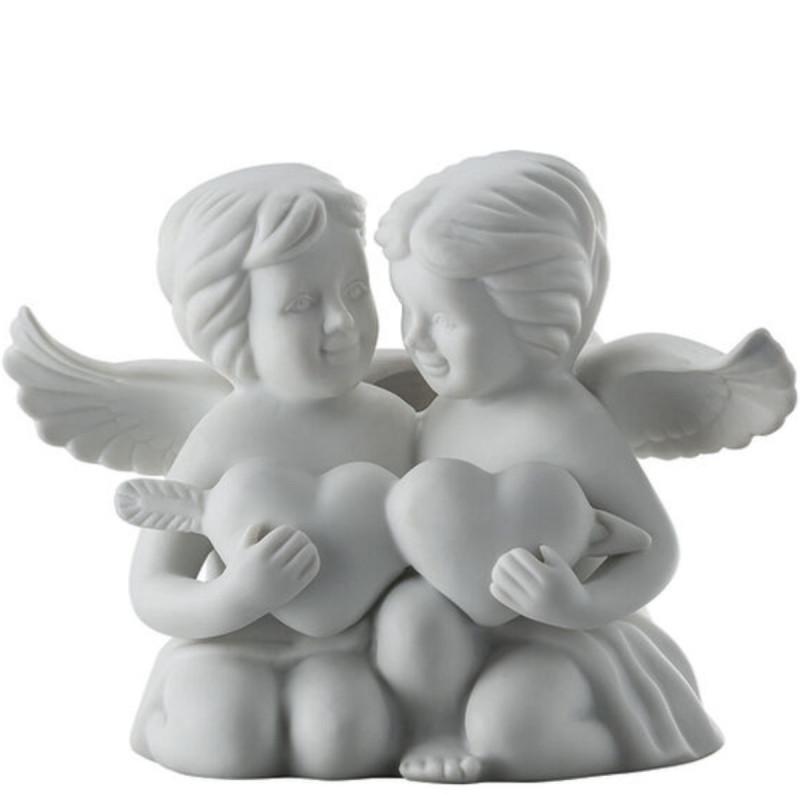 Para aniołów dużych z sercem