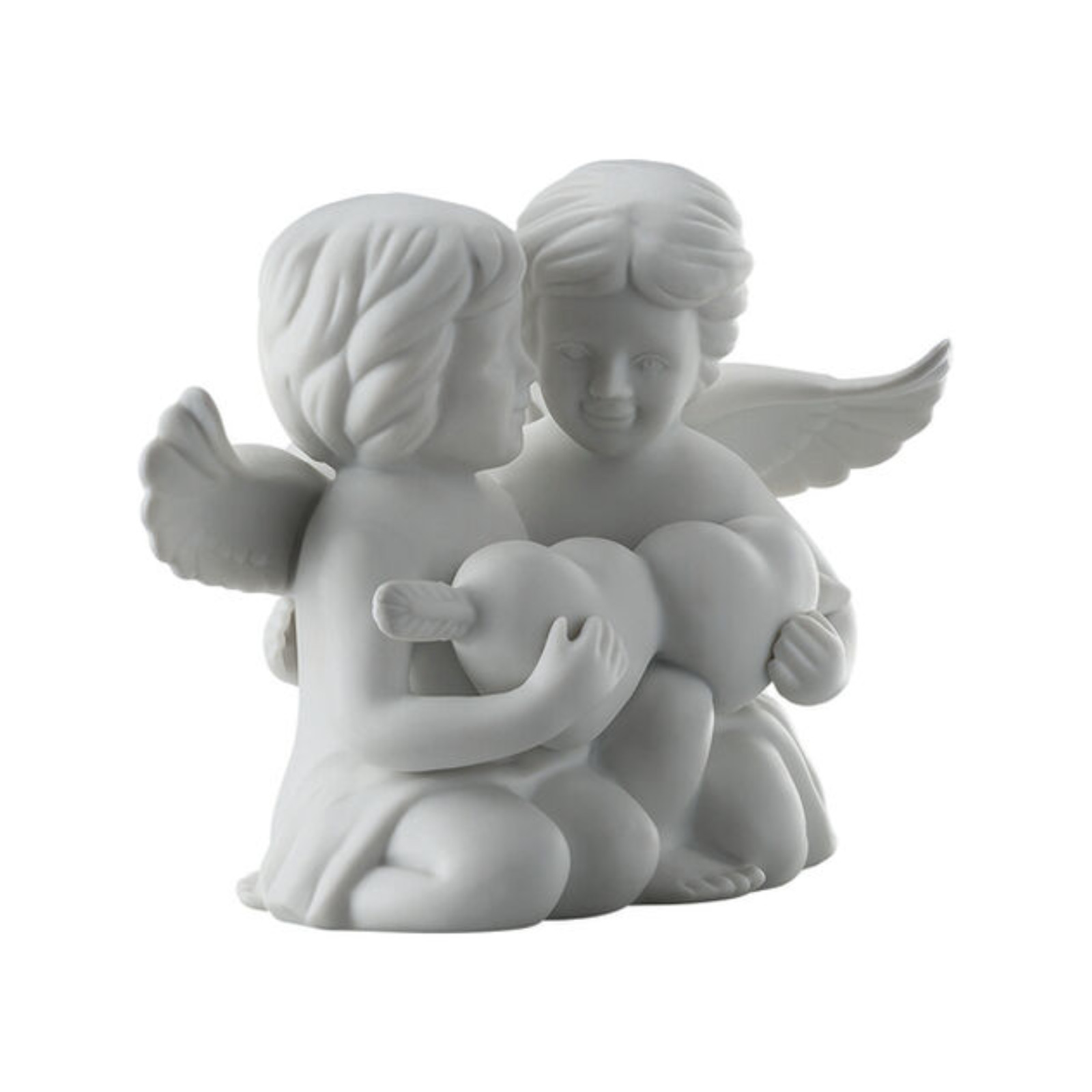 Para aniołów dużych z sercem