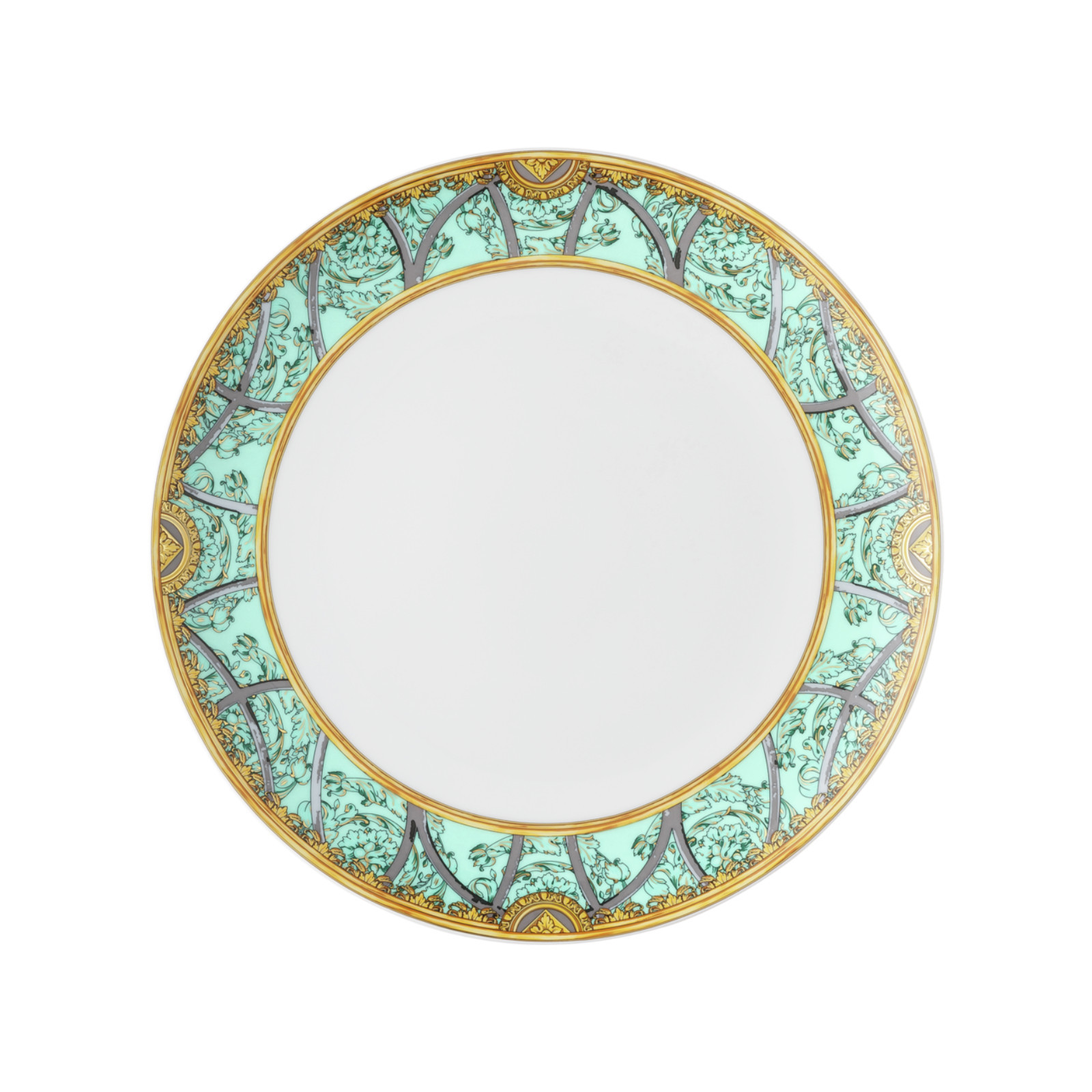 Talerz 28cm Versace Scala Palazzo Verde